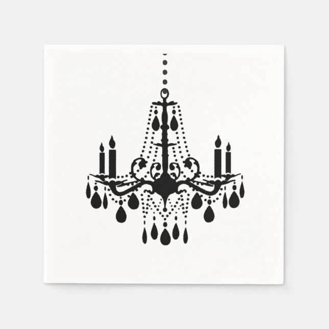 Servilleta De Papel Chandelier Napkin (Anverso)