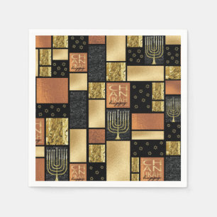 Servilleta De Papel Chanukah Sparkley Tiles