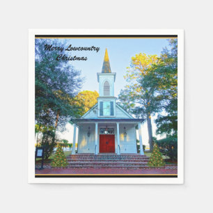 Servilleta De Papel Chapel Palmetto Bluff Navidades de Merry Lowcountr