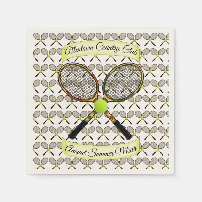 Servilleta De Papel Chaquetas de tenis (Anverso)