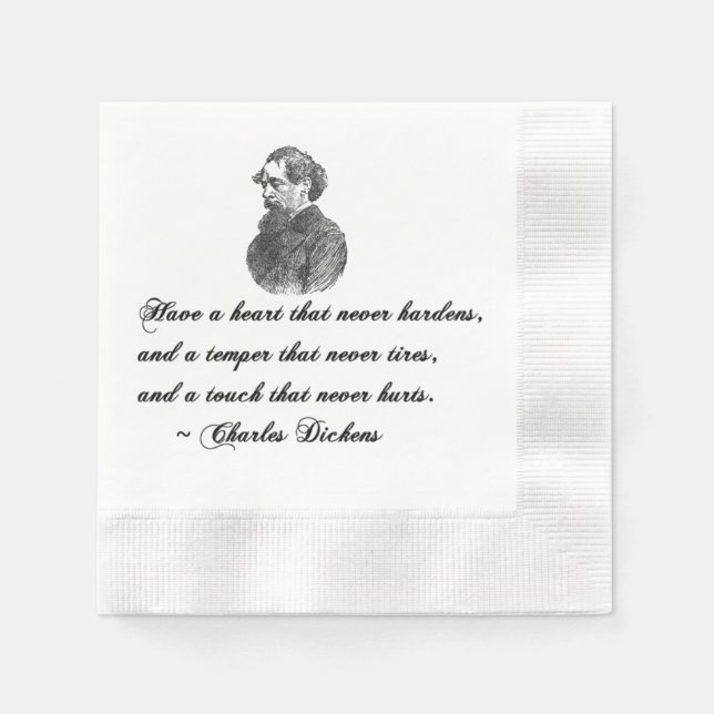 Servilleta De Papel Charles Dickens Nuestra Cita Mutua De Amigo (Anverso)