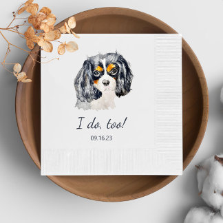 Servilleta De Papel Charles Spaniel Dog Personalizado Yo También Lo Ha