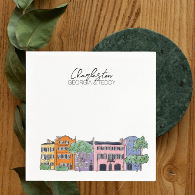 Servilleta De Papel Charleston, Boda de Carolina del Sur (Subido por el creador)