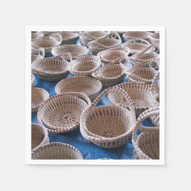Servilleta De Papel Charleston SC Sweetgrass Baskets (Anverso)