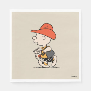 Servilleta De Papel Charlie Brown vaquero Halloween