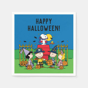 Servilleta De Papel Charlie Brown y la fiesta de las bandas de Hallowe
