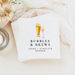Servilleta De Papel CHARLIE Bubbles & Brews Parejas Ducha Bienvenida