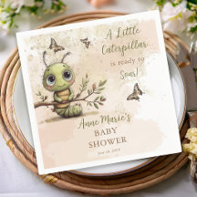 Charming Caterpillar Listo para Volar Baby Shower