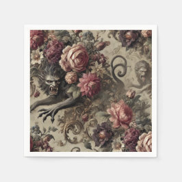 Servilleta De Papel Château des Loups - Werewolf barroco gótico