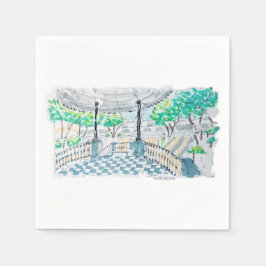 Servilleta De Papel Checkerboard Kiosk Park View