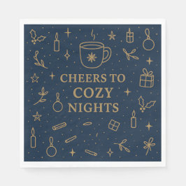 Servilleta De Papel Cheers to Cozy Nights Paper Napkin