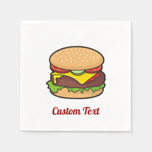 Servilleta De Papel Cheeseburger Napkins