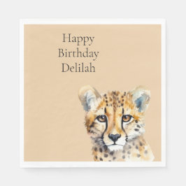 Servilleta De Papel Cheetah Face