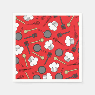 Servilleta De Papel Chef Cocinar Niños Fiesta de Cumpleaños