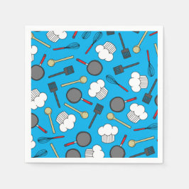 Servilleta De Papel Chef Cocinar Niños Fiesta de Cumpleaños