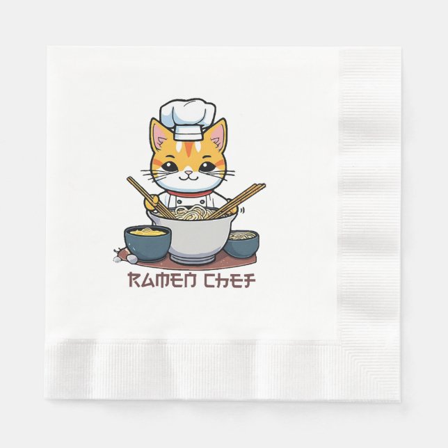 Servilleta De Papel Chef de Ramen (Anverso)