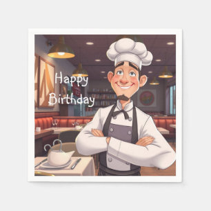 Servilleta De Papel Chef feliz