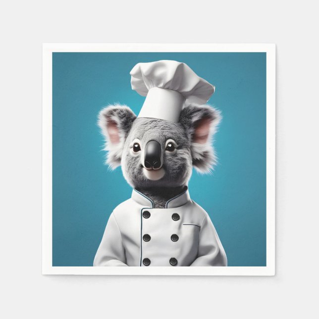 Servilleta De Papel Chef Koala (Anverso)