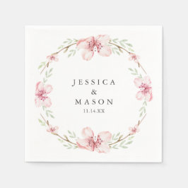 Servilleta De Papel Cherry Blossom Boda Cocktail Napkins