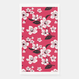 SERVILLETA DE PAPEL CHERRY BLOSSOM - SAKURA (ROJO)
