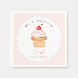 Servilleta De Papel Cherry en Baby Shower superior