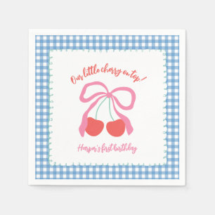 Servilleta De Papel Cherry en las servilletas de cumpleaños más popula