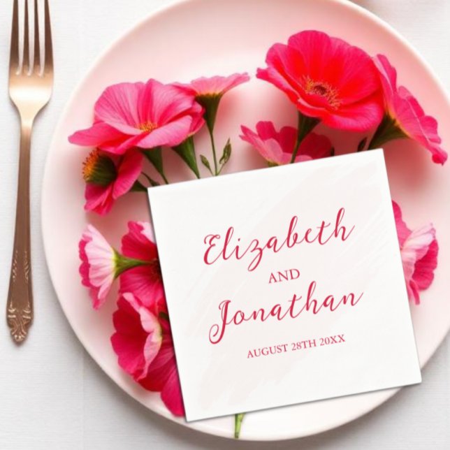 Servilleta De Papel Cherry Red Wedding (Subido por el creador)