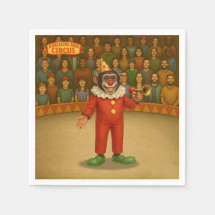 Servilleta De Papel Chester el payaso chimpancé