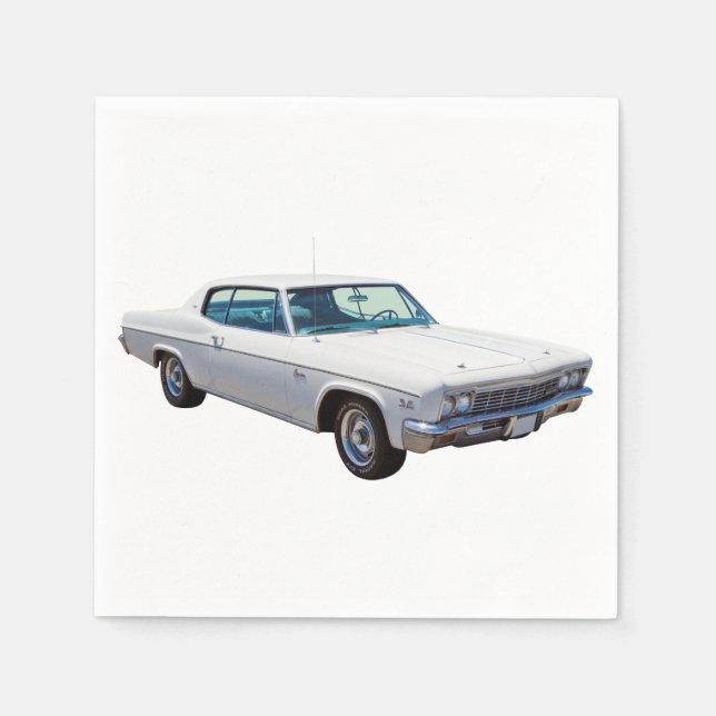 Servilleta De Papel Chevrolet Caprice 427 Muscle Car 1966 (Anverso)