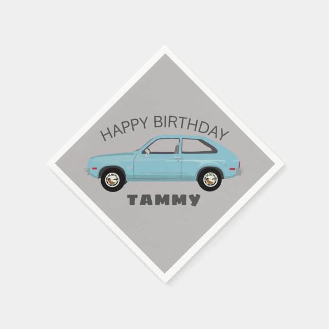 Servilleta De Papel Chevrolet Chevette Vette coche retro clásico (Borde)