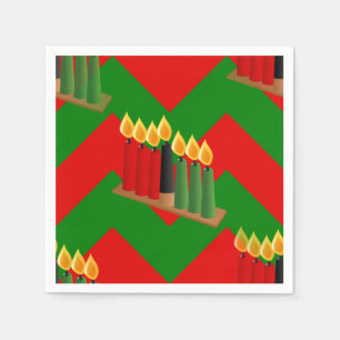 Servilleta De Papel chevron kwanzaa