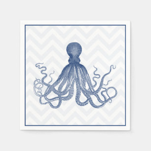 Servilleta De Papel Chevron Octopus LT