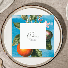 Servilleta De Papel Chic Baby en flor Baby Shower |Arch