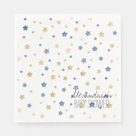 Servilleta De Papel Chic Baby Shower Personalizado Estrellas Luz de Es