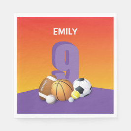 Servilleta De Papel Chica 9.º Balls Deportiva