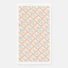 Servilleta De Papel Chica Boho Birthday Magic Light Coral