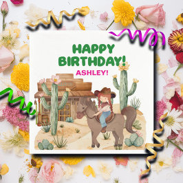 Servilleta De Papel Chica bovina en la fiesta de cumpleaños del caball