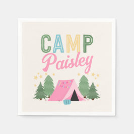 Servilleta De Papel Chica Camping Fiesta Napkins