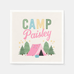 Servilleta De Papel Chica Camping Fiesta Napkins
