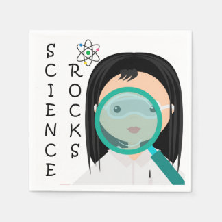 Servilleta De Papel Chica Ciencia Roca Fiesta Ropa de papel desechable