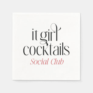 Servilleta De Papel Chica Cocktail Social Club Napkins