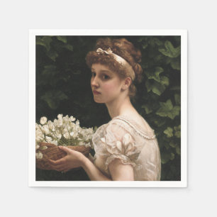 Servilleta De Papel Chica con flores de arce (por Edward Poynter)