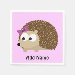 Servilleta De Papel Chica Cute Hedgehog