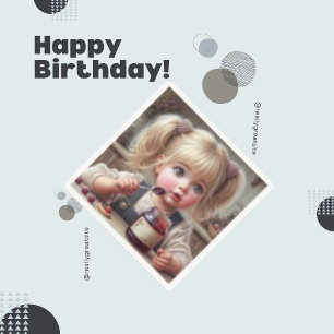 Servilleta De Papel Chica Cute Photo ,Ponytail Jam Cookie Paper Napkin