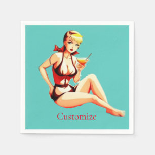 Servilleta De Papel Chica de Bikini Thunder_Cove
