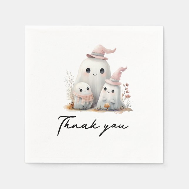 Servilleta De Papel chica de boom lindo Primer Halloween Bebé ducha (Anverso)