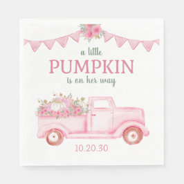 Servilleta De Papel Chica de calabaza pequeña Baby Shower Napkins