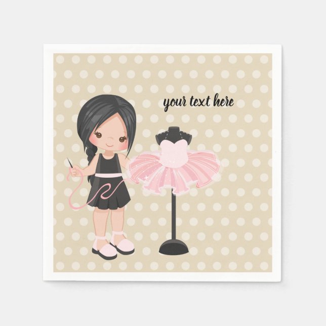 Servilleta De Papel Chica de costura (Anverso)