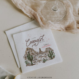 Servilleta De Papel Chica de Cowgirl occidental Baby Shower