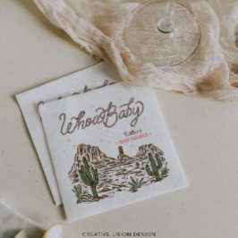 Servilleta De Papel Chica de Cowgirl occidental Baby Shower